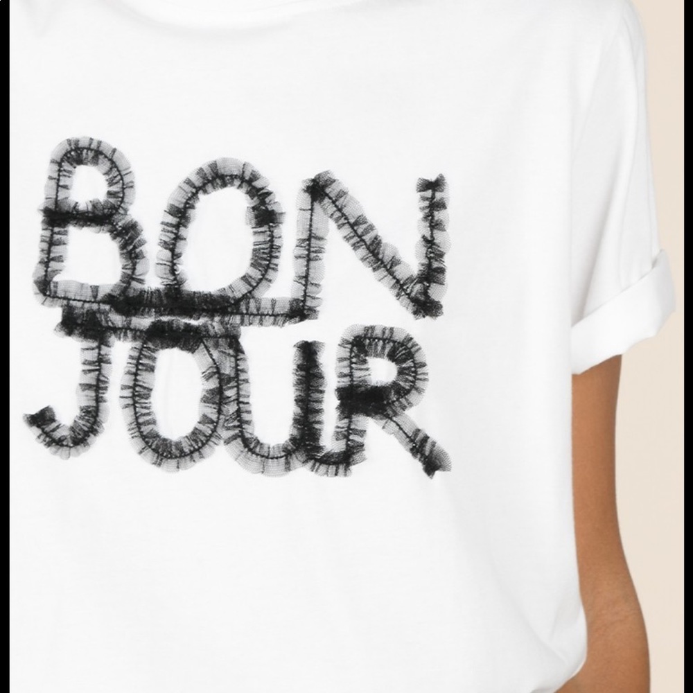 Lili Sidonio BonJour graphic tee